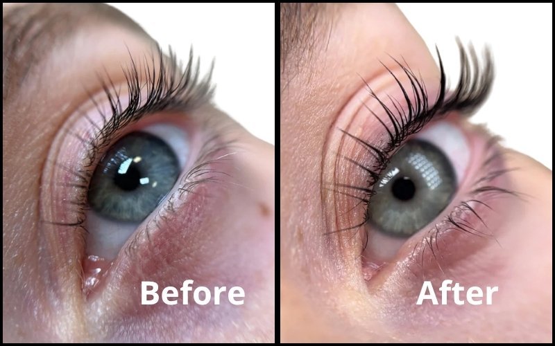 InLei Lash lift Before & After